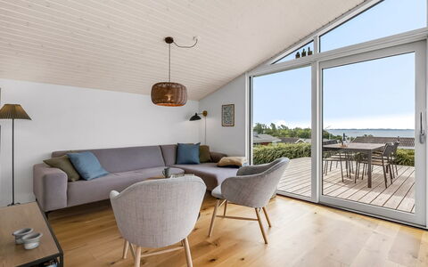 Majken - 225M from the Sea: Wood, Flooring, Furniture, Interior Design, Floor, Wood Flooring, Ceiling, Home, Couch, Living Room