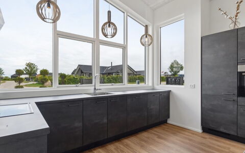 Nissine - 300M from the Sea: Flooring, Interior Design, Wood, Floor, Ceiling, Kitchen, Countertop, Cabinetry, Lighting, Furniture