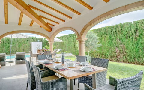 Villa Sanmar: Building, Sky, Plant, Property, Water, Azure, Window, Architecture, Lighting, Interior Design