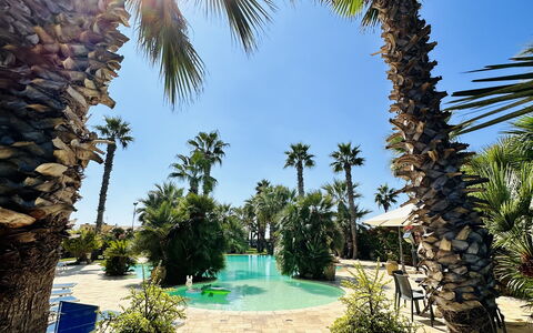 Villa Rosarno: Plant, Sky, Water, Nature, Azure, Tree, Arecales, Vegetation, Leisure, Woody Plant
