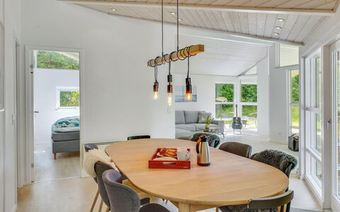 Thorsmod - 2.6Km from the Sea: Flooring, Floor, Ceiling, Interior Design, Countertop, Kitchen, Cabinetry, Room, Major Appliance, Light Fixture