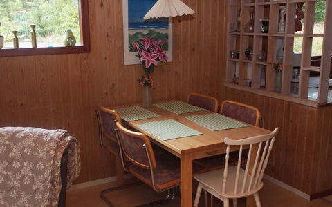 Friis - 100M from the Sea: Furniture, Flooring, Interior Design, Floor, Wood, Table, Chair, Kitchen & Dining Room Table, Dining Room, Room