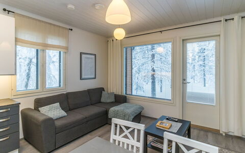 Villa Maria: Wood, Interior Design, Flooring, Furniture, Ceiling, Floor, Home, Room, Couch, Living Room