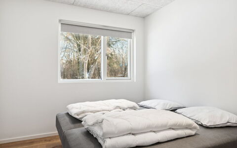 Scalli - 1.5Km to the Fjord: Bedroom, Wood, Bed, Ceiling, Interior Design, Bedding, Bed Sheet, Floor, Flooring, Room