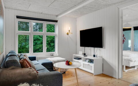 Elisa - 600M from the Sea: Interior Design, Furniture, Flooring, Wood, Ceiling, Floor, Living Room, Couch, Room, Home
