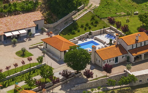 Villa Škavre: Building, Property, Plant, Window, Tree, Land Lot, Urban Design, Slope, Neighbourhood, House