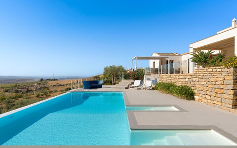 Mirabilia - Tangi, Sicilia: Sky, Water, Building, Plant, Swimming Pool, Azure, Shade, Outdoor Furniture, Seaside Resort, Leisure