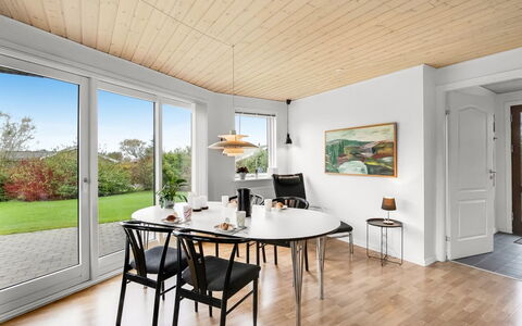 Ensio - 300M to the Fjord: Furniture, Interior Design, Flooring, Floor, Wood, Dining Room, Wood Flooring, Ceiling, Kitchen & Dining Room Table, Table