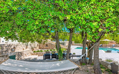 Secret Gem: Leaf, Branch, Shade, Spring, Outdoor Furniture, Trunk, Woody Plant, Twig, Garden, Bench