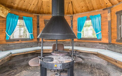 Villa Heikinniemi: Furniture, Interior Design, Flooring, Floor, Table, Ceiling, Kitchen & Dining Room Table, Lighting, Chair, Home