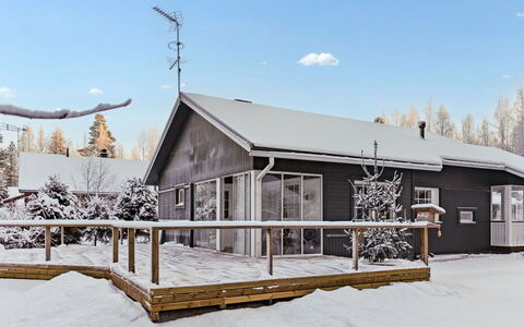 Villa Heikinniemi: Furniture, Interior Design, Flooring, Floor, Table, Ceiling, Kitchen & Dining Room Table, Lighting, Chair, Home