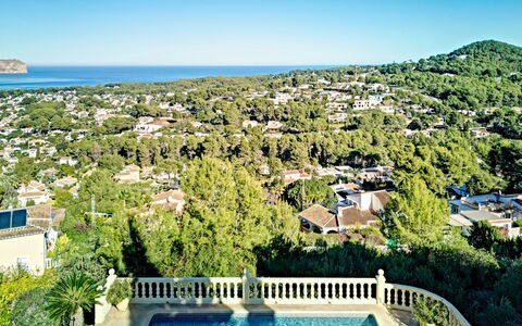 Villa Zamorita: Sky, Water, Daytime, Property, Blue, Azure, Nature, Swimming Pool, Vegetation, Plant