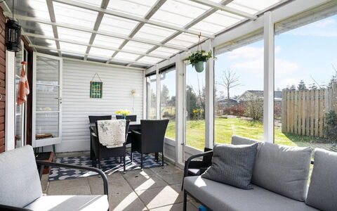 Holte - 750M from the Sea: Furniture, Chair, Outdoor Furniture, Outdoor Table, Garden, Patio, Metal, Shade, Outdoor Structure, Glass