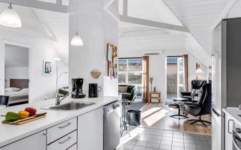 Malti - 1.3Km from the Sea: Kitchen, Flooring, Ceiling, Interior Design, Furniture, Floor, Chair, Apartment, Countertop, Home