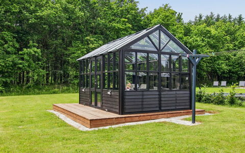 Alois - 31Km from the Sea: Garden, Shade, Glass, Outdoor Structure, Daylighting, Design, Hardwood, Garden Buildings, Steel