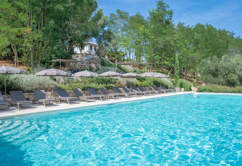 Nocellara Spereto Apartment With Pool, Montaione: Swimming Pool, Outdoor Furniture, Resort, Eco Hotel, Sunlounger, Landscaping, Resort Town, Thermae, Umbrella, Hacienda