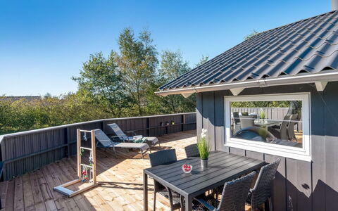 Cristiana - 1Km to the Fjord: Roof, House, Home, Cottage, Door, Siding, Deck, Porch, Plank, Hardwood