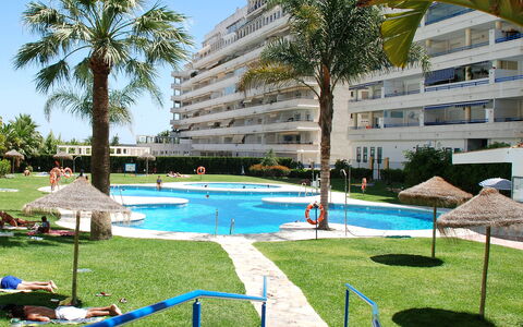 Las Terrazas: Plant, Building, Sky, Daytime, Property, Water, Tree, Window, Azure, Swimming Pool