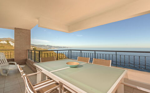 Sea Amazing: Sky, Furniture, Table, Building, Water, Azure, Chair, Shade, Wood, Interior Design