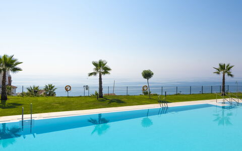 Amazing Sea: Plant, Water, Cloud, Sky, Building, Swimming Pool, Tree, Shade, Urban Design, Leisure