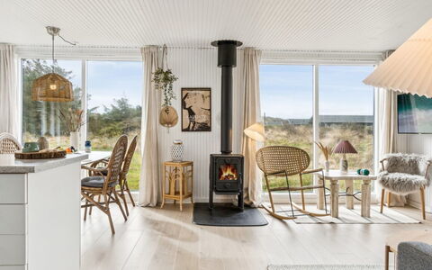 Zina - 600M from the Sea: Furniture, Flooring, Chair, Wood Flooring, Living Room, Natural Material, Houseplant, Flowerpot, Hardwood, Kitchen & Dining Room Table