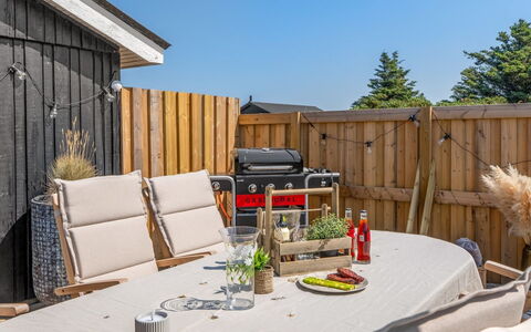 Zina - 600M from the Sea: Furniture, Outdoor Furniture, Chair, Outdoor Table, Garden, Patio, Backyard, Hardwood, Shade, Yard