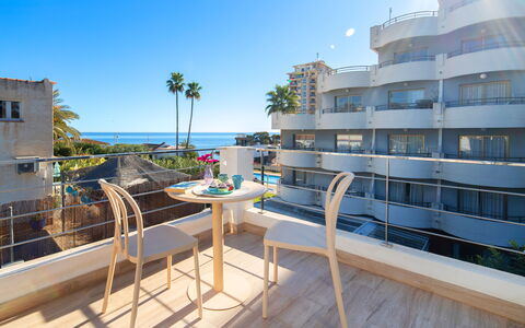 La Cala: Water, Sky, Plant, Swimming Pool, Tree, Arecales, Shade, Urban Design, Leisure, Grass