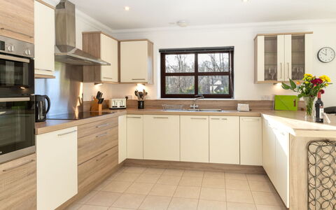 Pineways: Countertop, Cabinetry, Property, Sink, Kitchen Sink, Tap, White, Window, Interior Design, Kitchen
