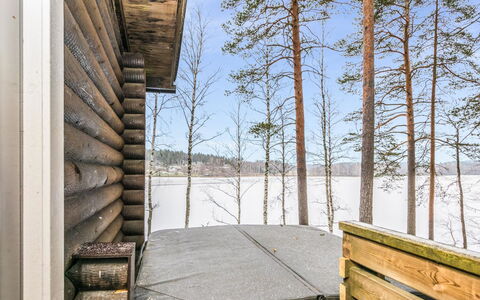 Villa Lahnajärvi: Swimming Pool, Resort, Outdoor Furniture, Design, Shade, Landscaping, Hotel, Water Feature, Eco Hotel