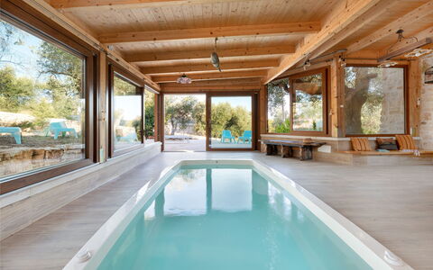 Trulli Di Grieco: Water, Property, Swimming Pool, Azure, Plant, Architecture, Wood, Leisure, Real Estate, Building