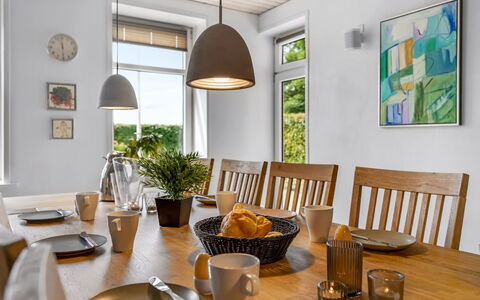 Amma - 21Km from the Sea: Furniture, Interior Design, Wood, Dining Room, Table, Kitchen & Dining Room Table, Chair, Flooring, Light Fixture, Ceiling