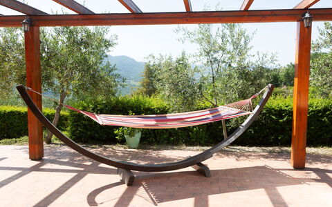 Villa Trivigno: Outdoor Furniture, Garden, Shade, Patio, Swing, Eco Hotel, Natural Material, Hardwood, Design
