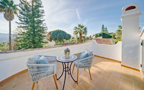 Villa del Tauro: Water, Sky, Cloud, Property, Swimming Pool, Building, Plant, Seaside Resort, Tree, Outdoor Furniture
