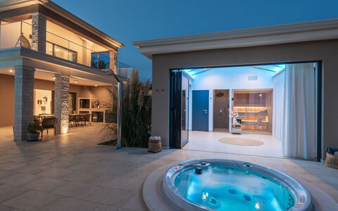 Christall: Swimming Pool, Resort, Interior Design, Flooring, Composite Material, Bathtub, Ceiling, Plumbing Fixture, Jacuzzi