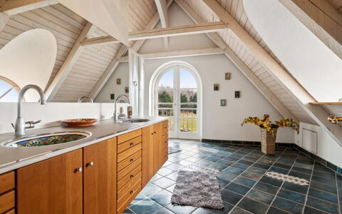 Herlek - 450M from the Sea: Flooring, Wood, Ceiling, Floor, Interior Design, Wood Flooring, Kitchen, Countertop, Hardwood, Cabinetry