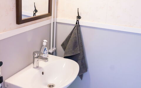 Hallanvaara: Plumbing Fixture, Bathroom, Bathroom Sink, Interior Design, Sink, Plumbing, Tap, Flooring, Floor, Room