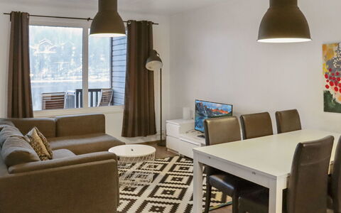 Lakevillas B4: Furniture, Interior Design, Flooring, Floor, Table, Ceiling, Kitchen & Dining Room Table, Lighting, Chair, Home