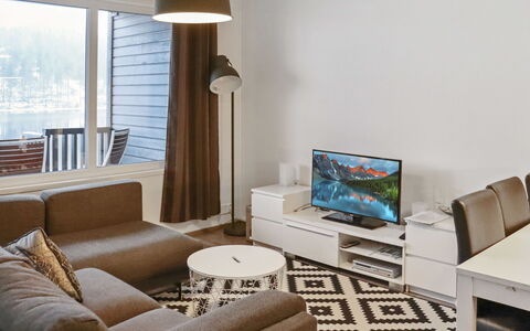 Lakevillas B4: Furniture, Interior Design, Flooring, Floor, Table, Ceiling, Kitchen & Dining Room Table, Lighting, Chair, Home