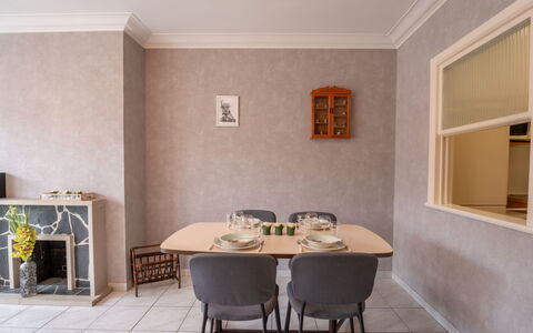 Centrally Located Graaf Jan: Furniture, Table, Property, Wood, Interior Design, Chair, Building, Flooring, Floor, Rectangle