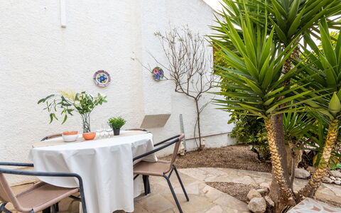 Tu Y Yo: Table, Plant, Property, Furniture, Green, Chair, Lighting, Interior Design, Wall, Arecales
