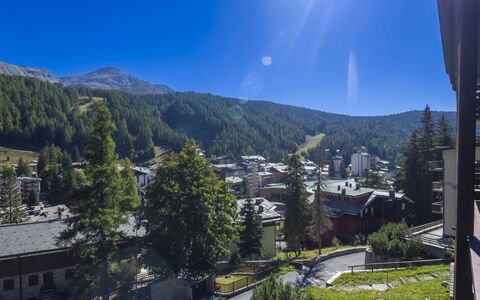 Masserini View Apartment: Landscape, Hill Station, Mountain Range, Slope, Larch, Alps, Valley, Mountain Village, Ridge
