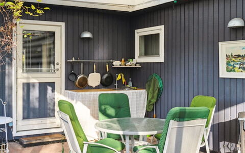 Laurentius - 625M from the Sea: Roof, House, Home, Cottage, Siding, Estate, Driveway, Garden Buildings, Yard, Shed