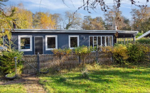 Laurentius - 625M from the Sea: Roof, House, Home, Cottage, Siding, Estate, Driveway, Garden Buildings, Yard, Shed