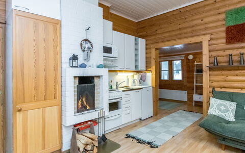 Tuunaantupa 2 F: Furniture, Interior Design, Flooring, Floor, Table, Ceiling, Kitchen & Dining Room Table, Lighting, Chair, Home