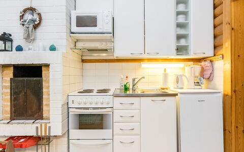 Tuunaantupa 2 F: Furniture, Interior Design, Flooring, Floor, Table, Ceiling, Kitchen & Dining Room Table, Lighting, Chair, Home