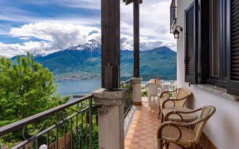 Vercana 110: Sky, Cloud, Water, Daytime, Property, Building, Porch, Plant, Wood, Mountain