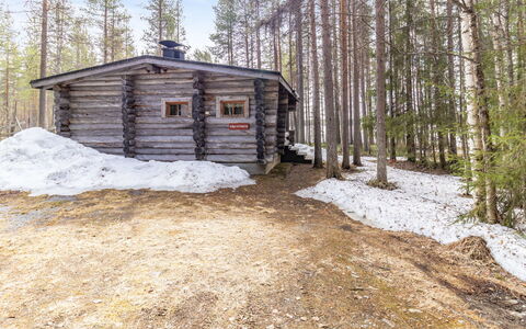 Kelomökki 2: Wood, Winter, Snow, Freezing, Log Cabin, Forest, Cottage, Trunk