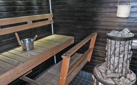 Mökki Tenolla: Furniture, Chair, Outdoor Furniture, Table, Wood, Outdoor Table, Kitchen & Dining Room Table, Shade, Garden, Umbrella