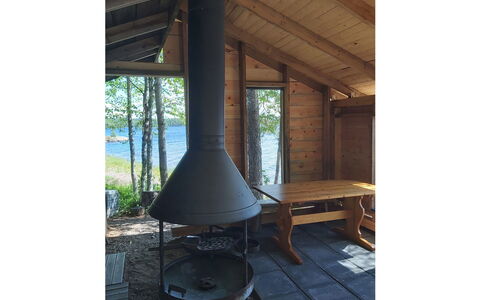 Kokkoranta: Furniture, Chair, Outdoor Furniture, Table, Wood, Outdoor Table, Kitchen & Dining Room Table, Shade, Garden, Umbrella
