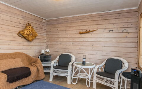 Villa Kuorinka: Bed, Furniture, Bedroom, Interior Design, Bedding, Bed Sheet, Flooring, Wood, Floor, Room